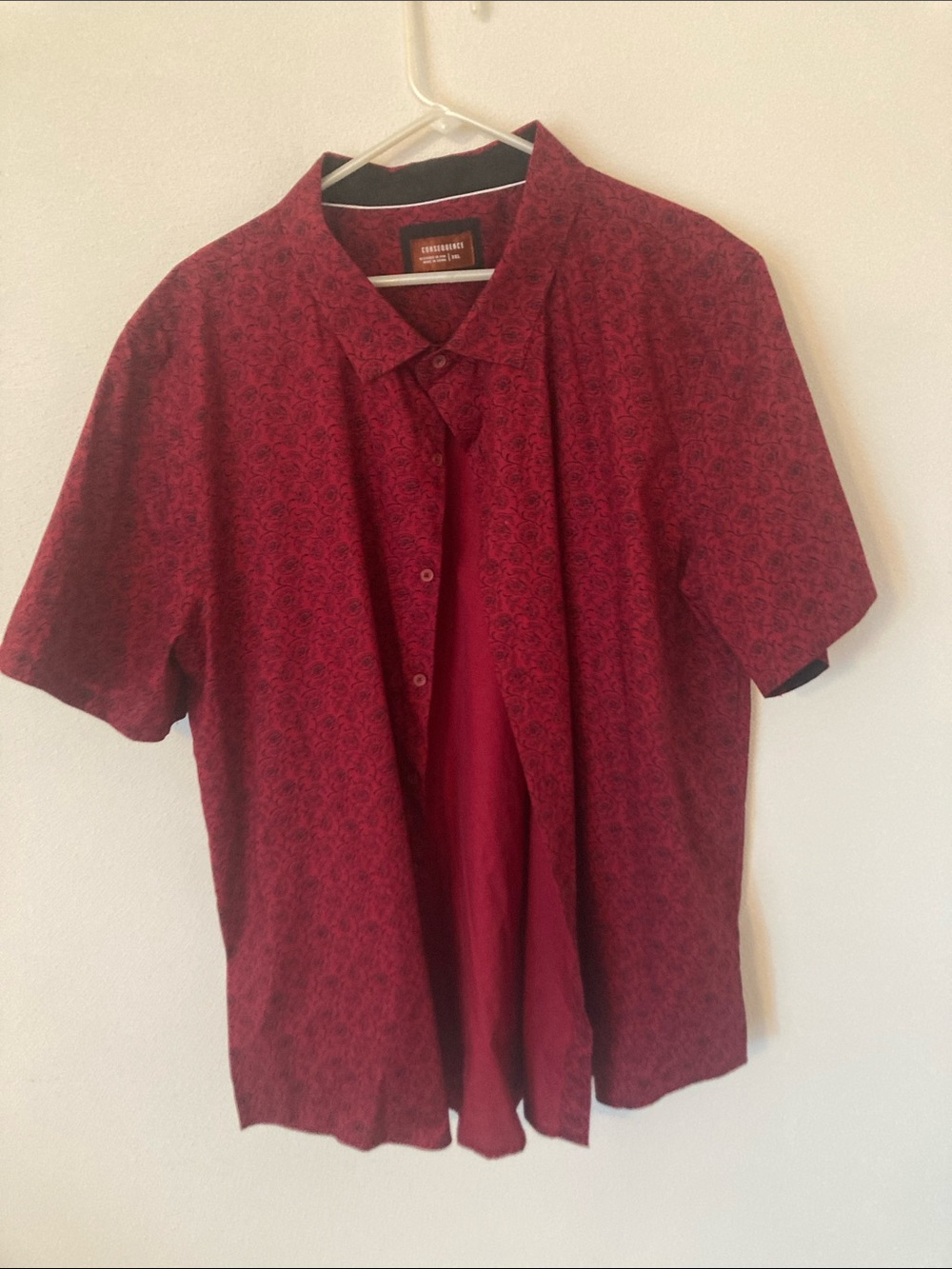 Men’s Red Consequence Shirt
